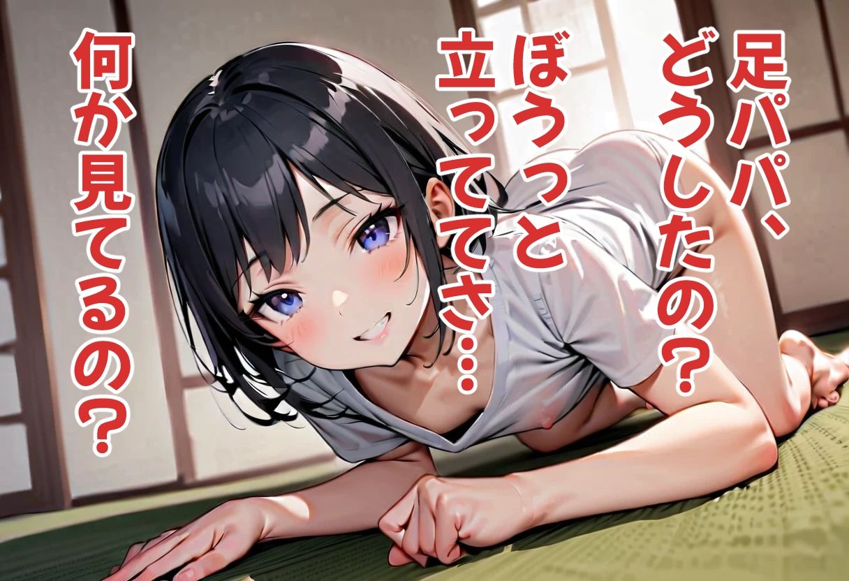 サンプル画像4:足パパがイク！  百人一首編(コーンパン) [d_576975]