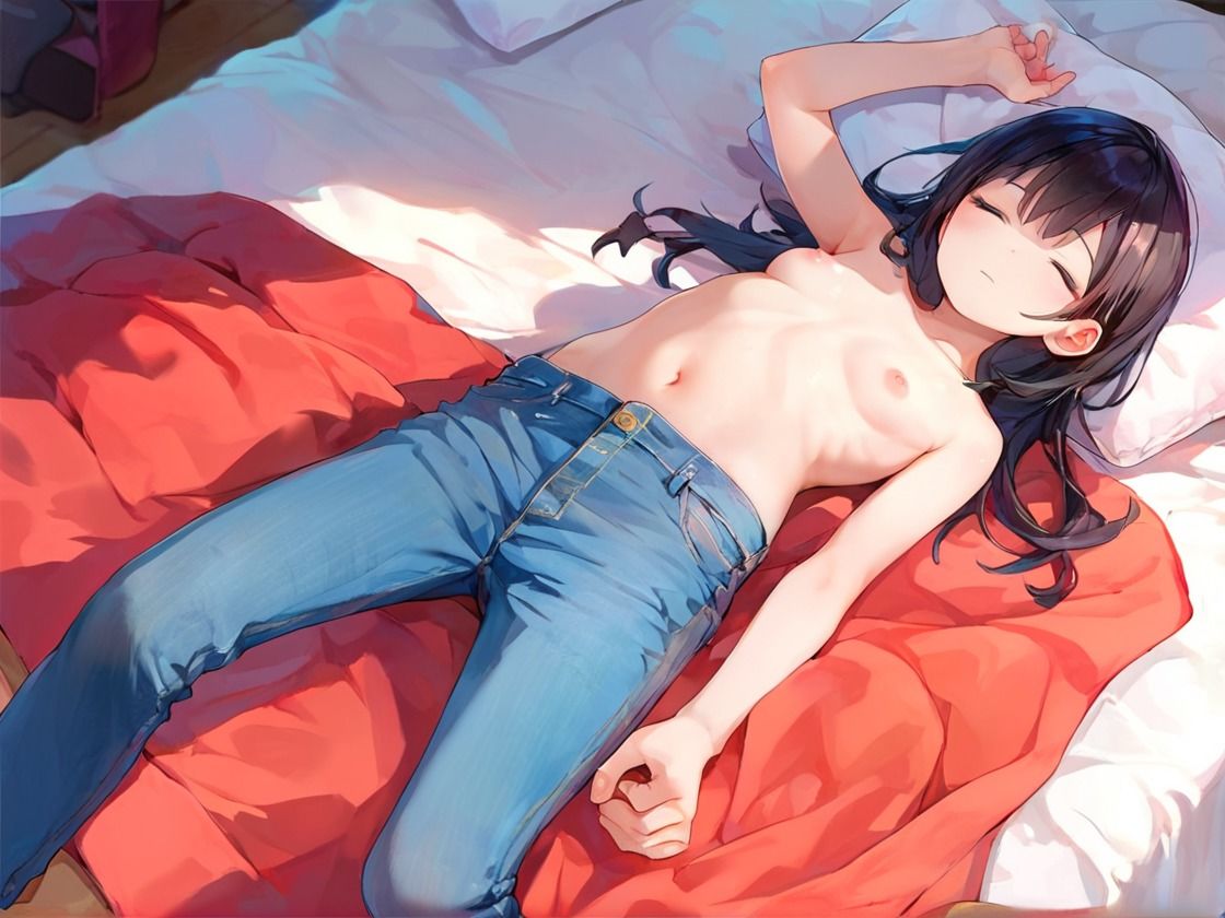 まんすじ丸見えのロリマンコに種付 画像3