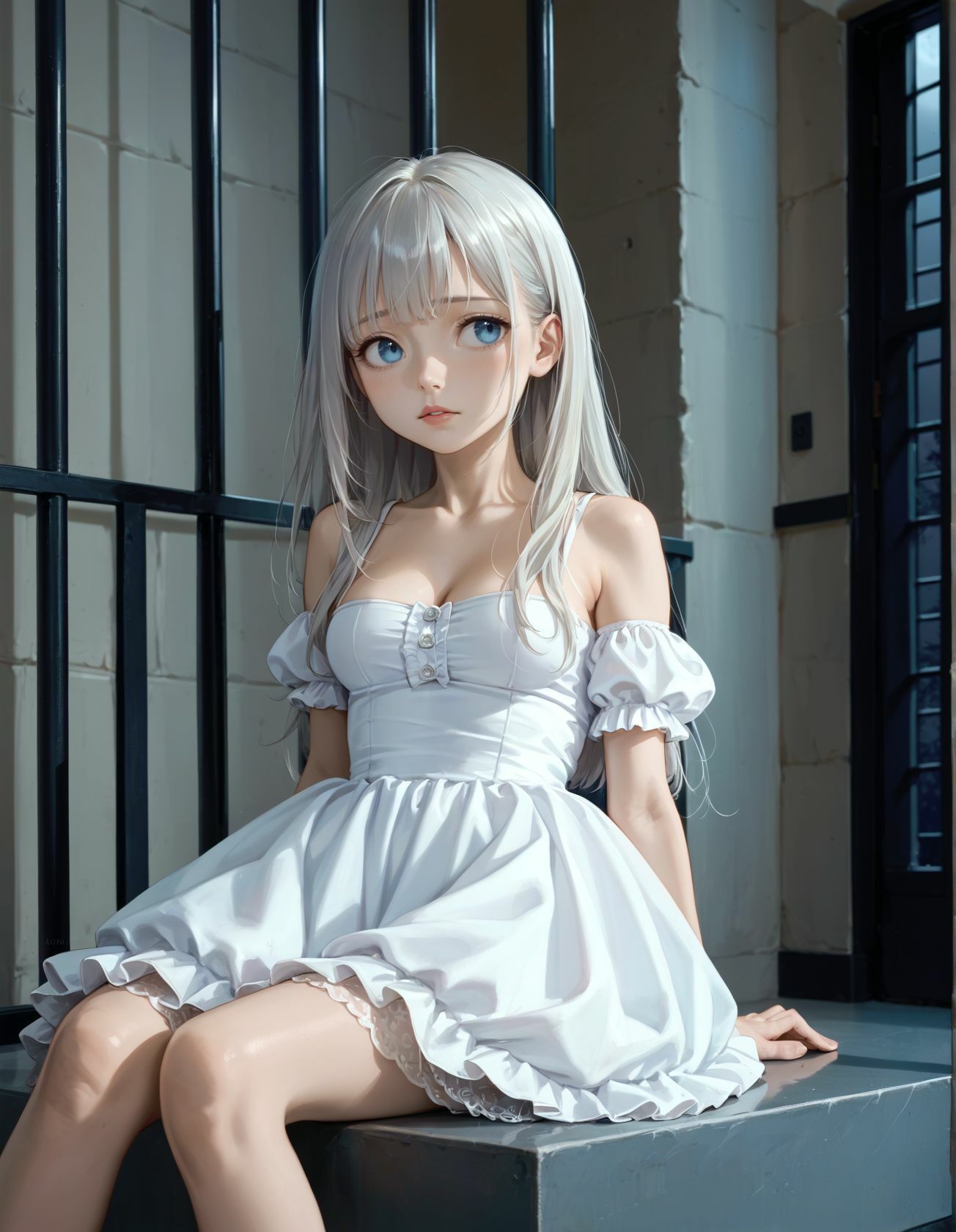 敗戦国のお姫様は牢屋で性処理道具にさせられる 画像1