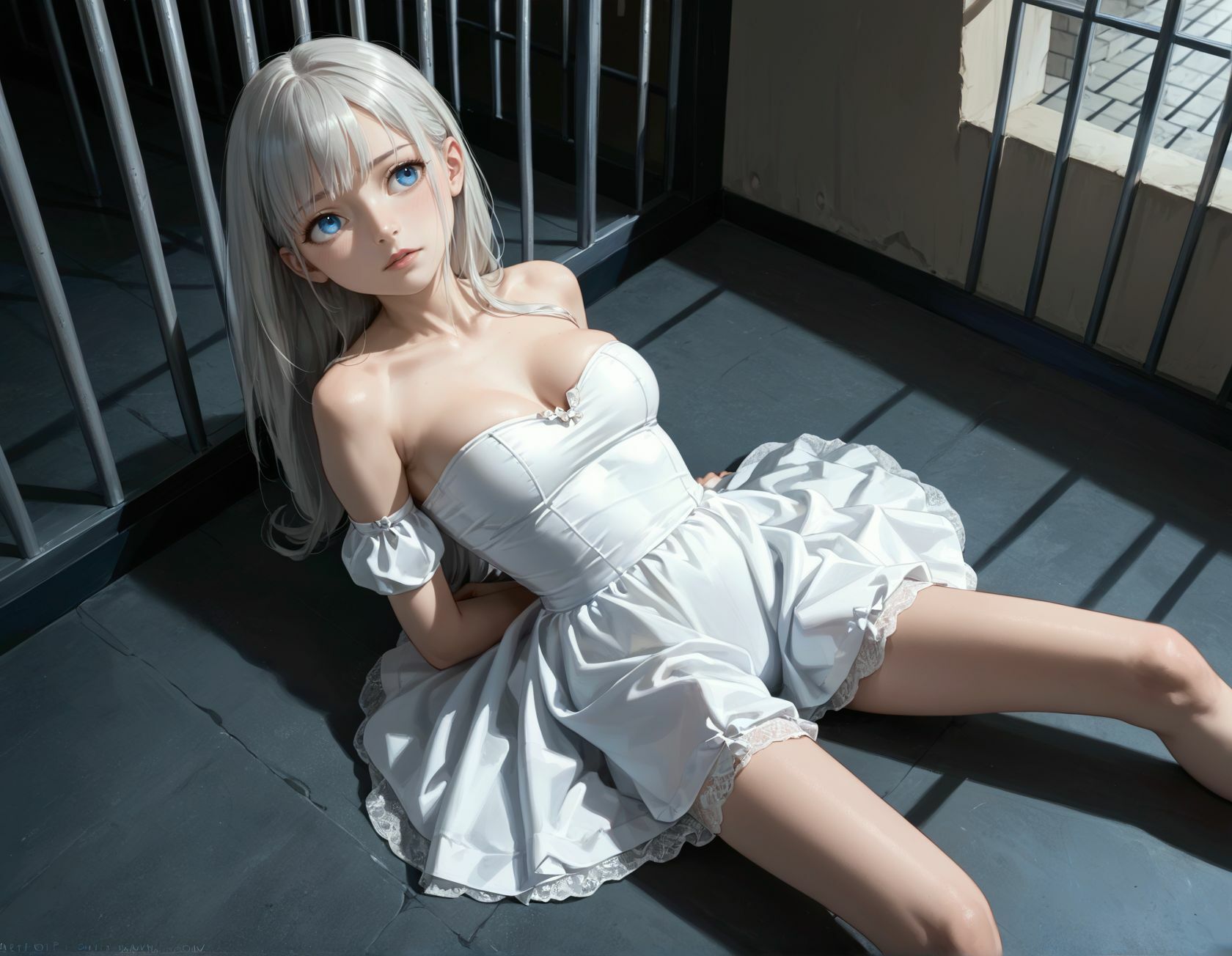 敗戦国のお姫様は牢屋で性処理道具にさせられる 画像2