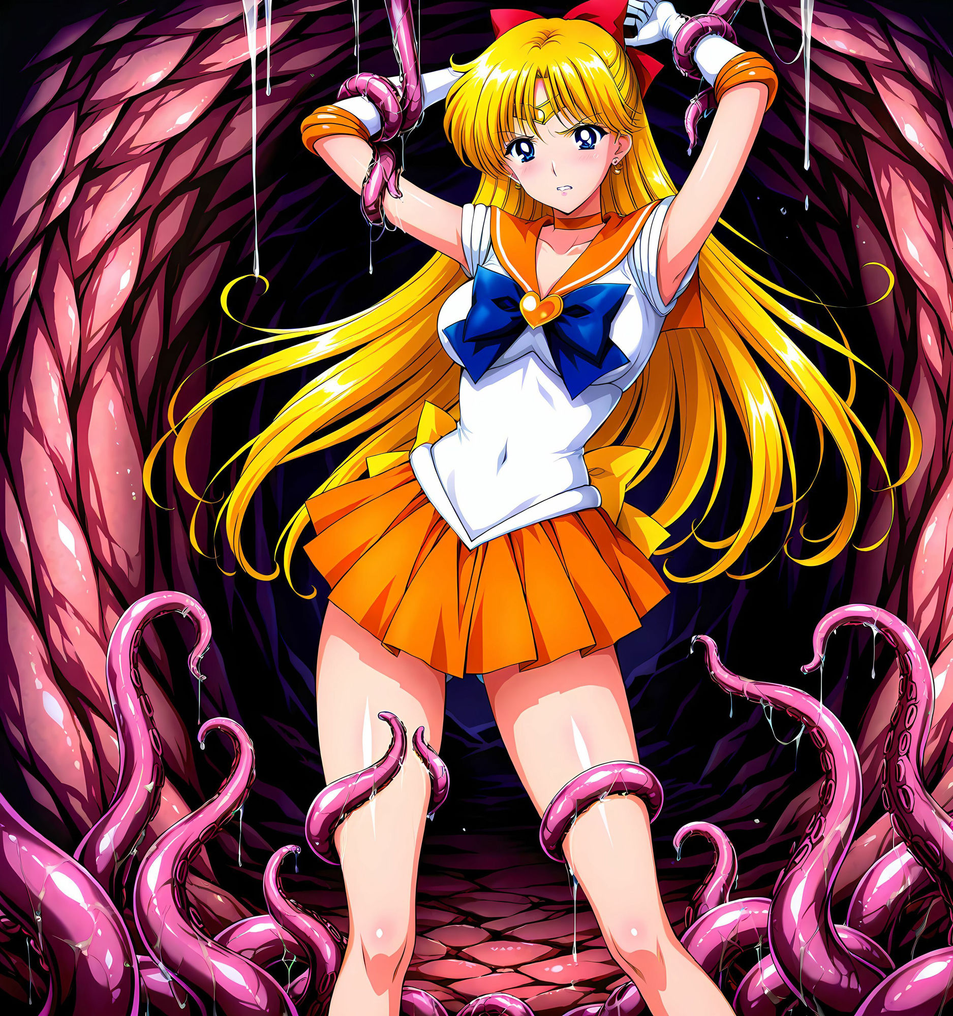 サンプル画像3:ヴィーナス洗脳丸呑み汚染〜ドスケベ交尾〜(ochiruevil) [d_577046]