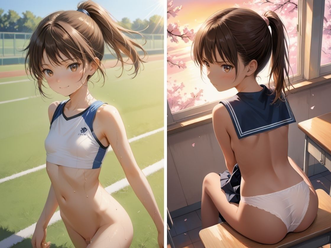 サンプル画像2:時が止まった学園で  高坂葵  500枚(やきしらこ) [d_577060]