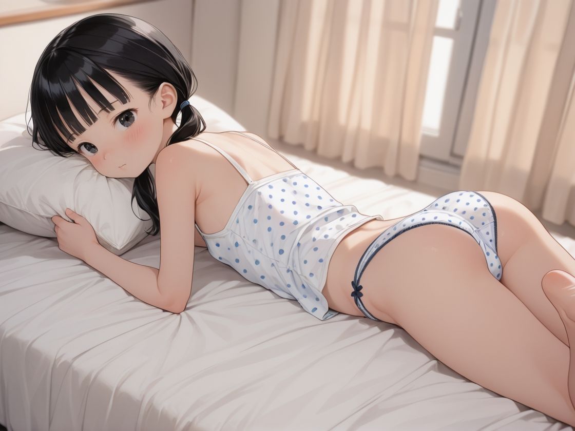 むくらみかけのちっぱい少女にゴムなし中出しエッチ 画像2