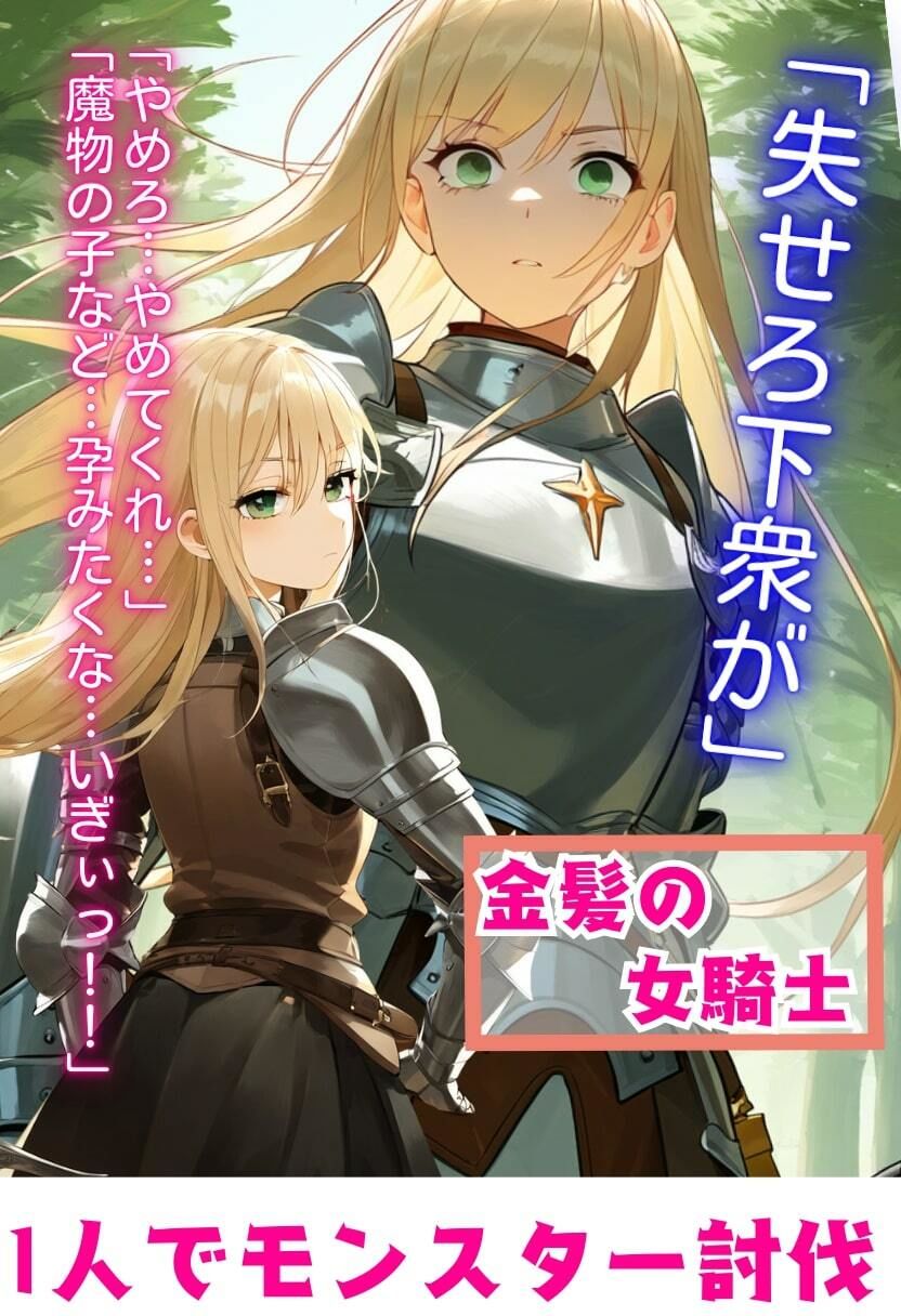 敗北した冒険者たちの悲惨な末路!大嫌いな魔物の孕み袋に堕ちる・500枚 画像3