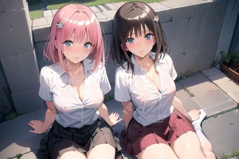 サンプル画像2:【欲望の教室】 誰かに見られてもいい… 広がる欲望  たがが外れた僕らは 求めあい続けた  ＃18(娘たちの素肌) [d_577178]