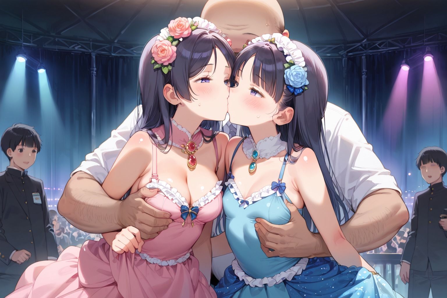 生活の為に性接待する親子2