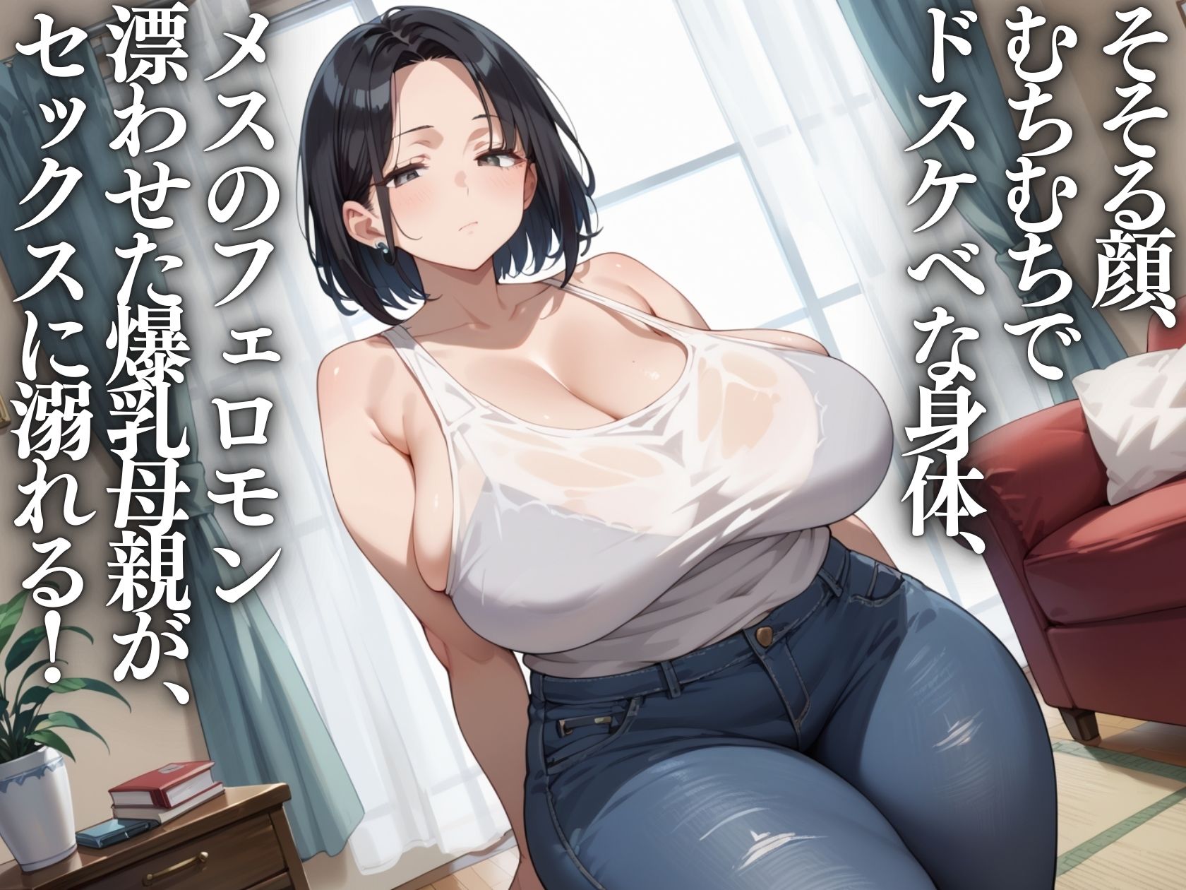 母子性交〜欲求不満な母さんのムチムチ女体を密着セックスで雌にした話 画像1