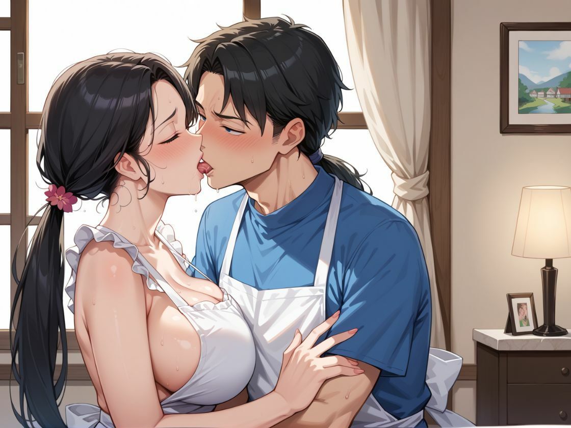 清楚系爆乳ミセス パート先の大学生と不倫編 画像1