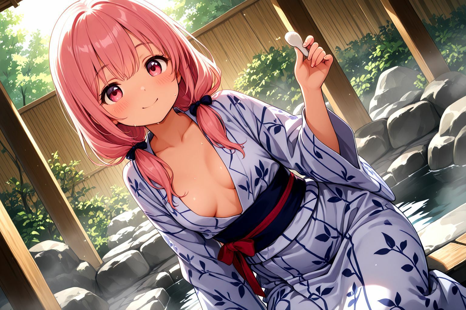 ミックスガールズコレクション ちっぱい美少女がどんなエッチなお願いも叶えてくれる混浴旅館!! 画像3