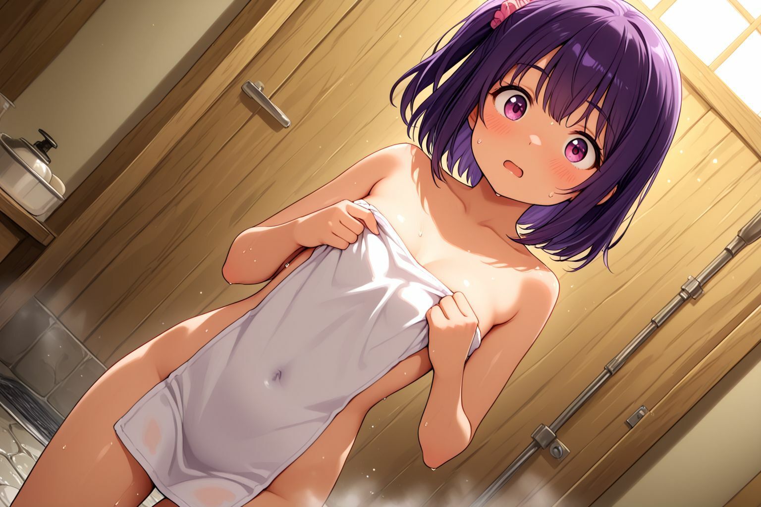 サンプル画像4:ミックスガールズコレクション  ちっぱい美少女がどんなエッチなお願いも叶えてくれる混浴旅館！！(ミックスガールズコレクション) [d_577346]