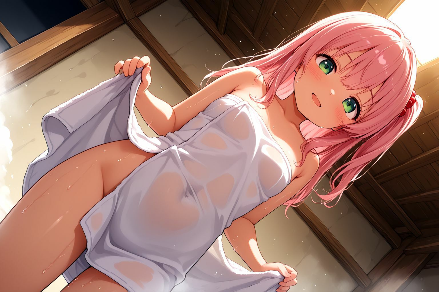 ミックスガールズコレクション ちっぱい美少女がどんなエッチなお願いも叶えてくれる混浴旅館!! 画像5