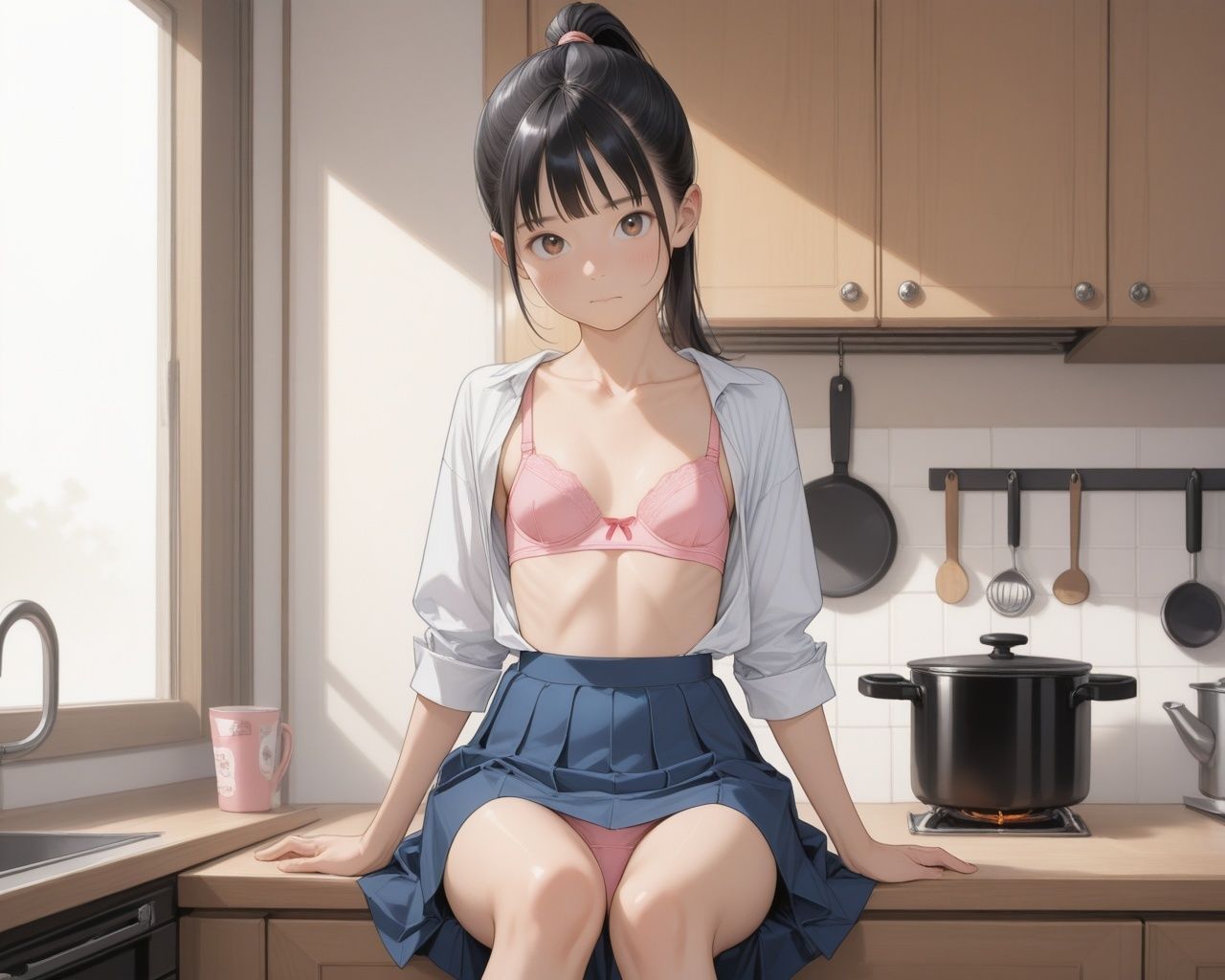 サンプル画像1:娘オナホール化計画  〜my treasure〜(あめりかん極太ロリロリそーせーじ) [d_577357]