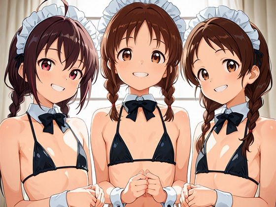 サンプル画像2:つるぺたロリメイド×キモおじ〜ハーレムの館〜(ぴんくましゅまろ) [d_577359]