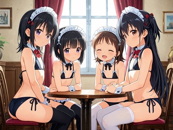 サンプル画像4:つるぺたロリメイド×キモおじ〜ハーレムの館〜(ぴんくましゅまろ) [d_577359]