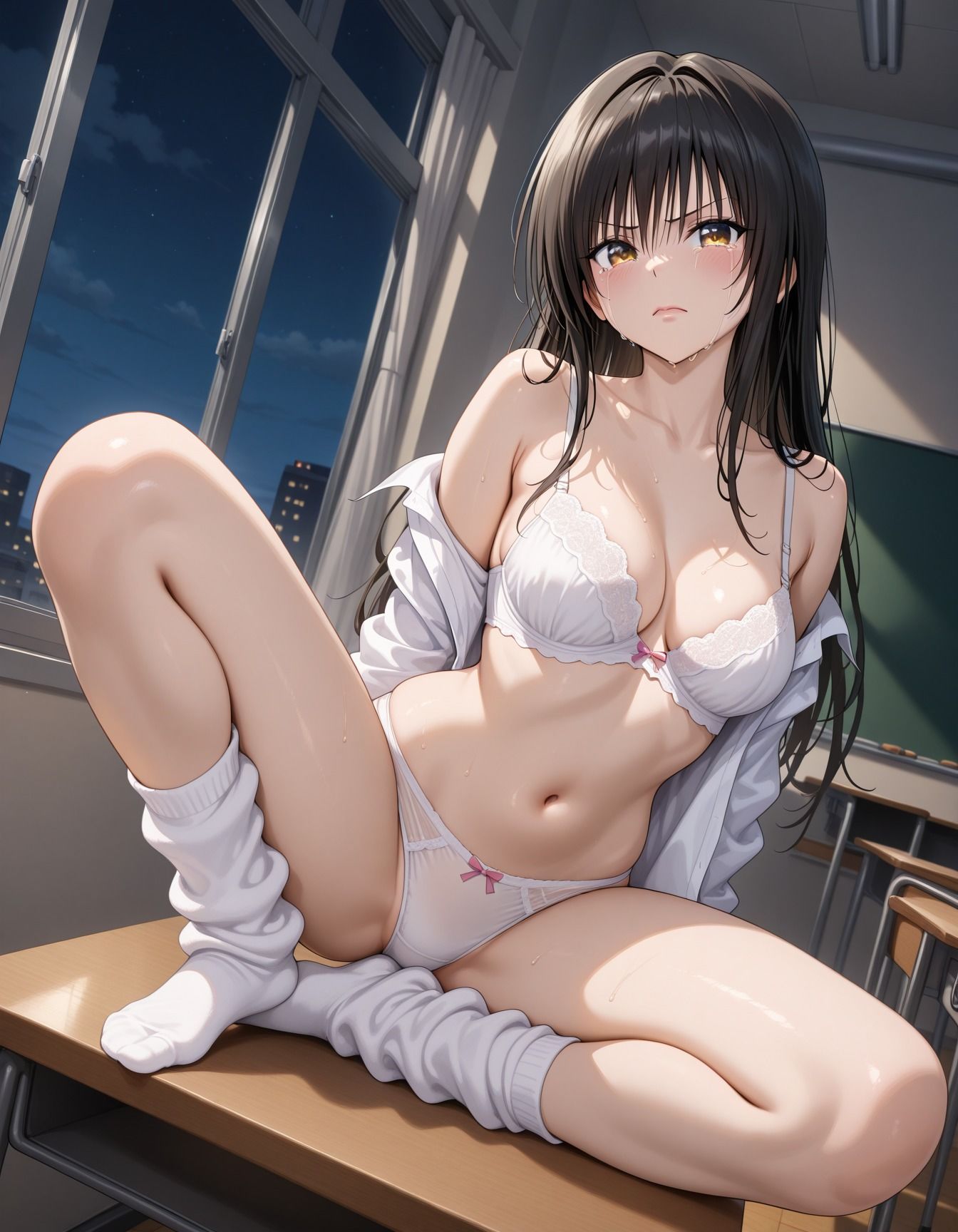 キモデブ男に犯●れた少女 画像4