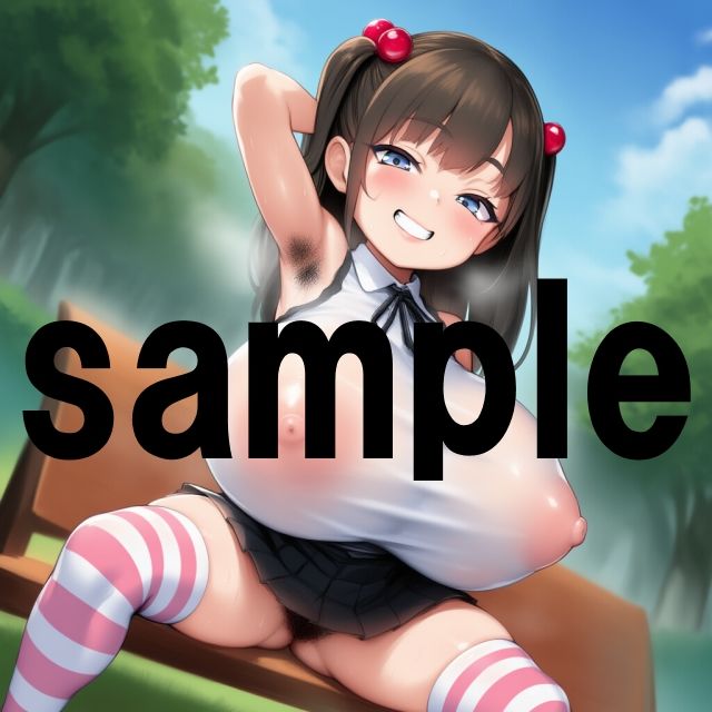 サンプル画像2:爆乳童顔痴女〜わき・陰毛編〜(童顔堂) [d_577374]