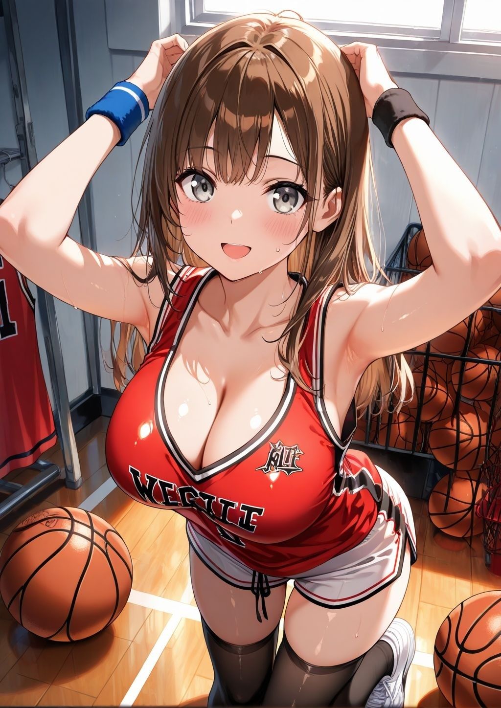 サンプル画像1:バスケ部のエースは隠れビッチ 〜汗と欲望にまみれて〜(おはなみ) [d_577378]