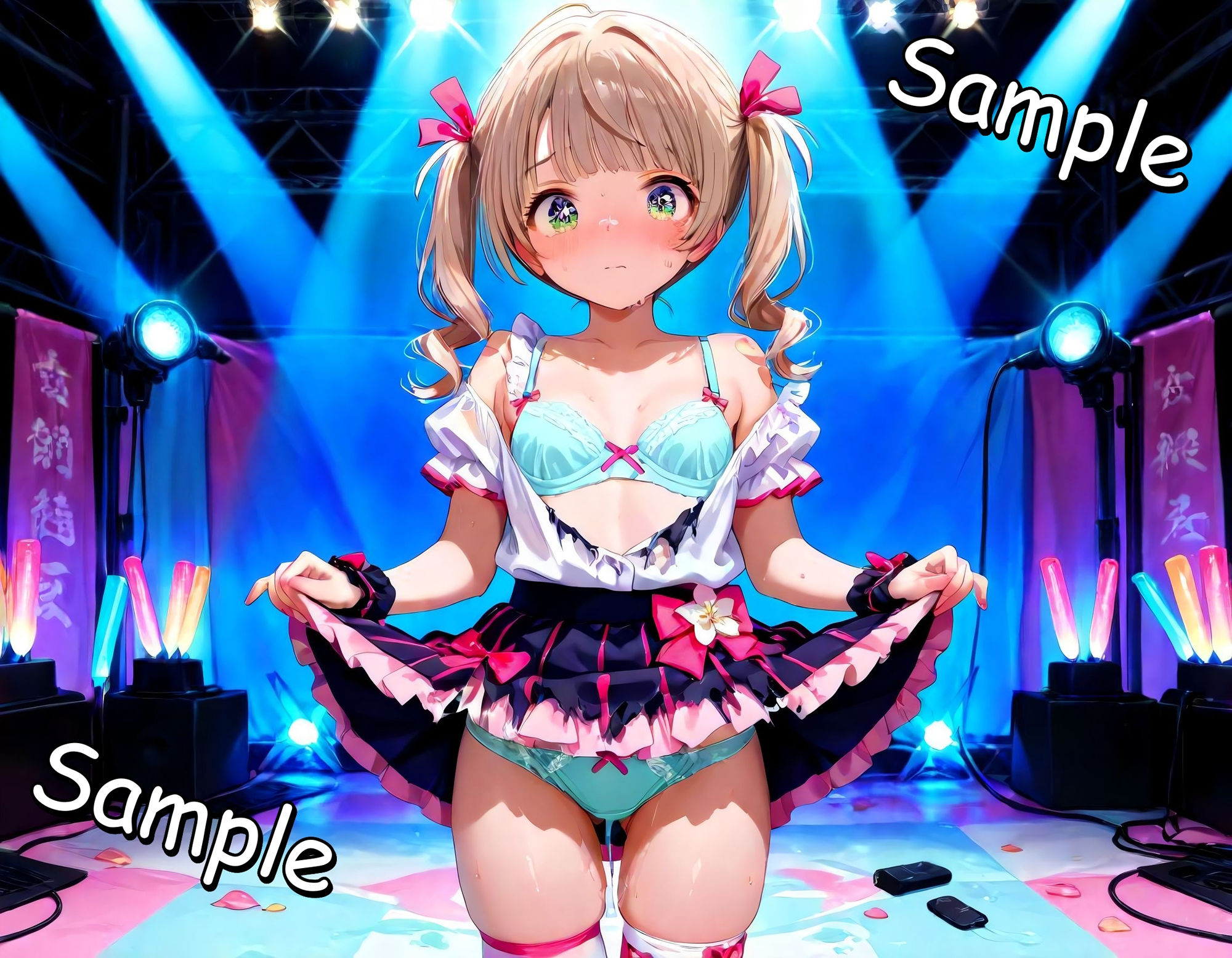 サンプル画像1:清純派アイドルが秘密の握手会でファンとヤっている話(チェリー工房) [d_577402]