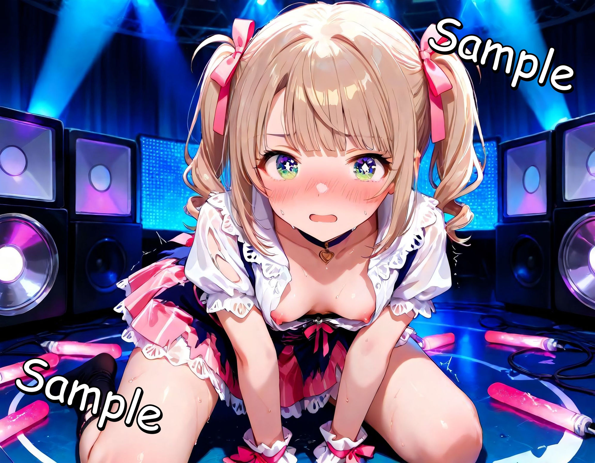 サンプル画像2:清純派アイドルが秘密の握手会でファンとヤっている話(チェリー工房) [d_577402]