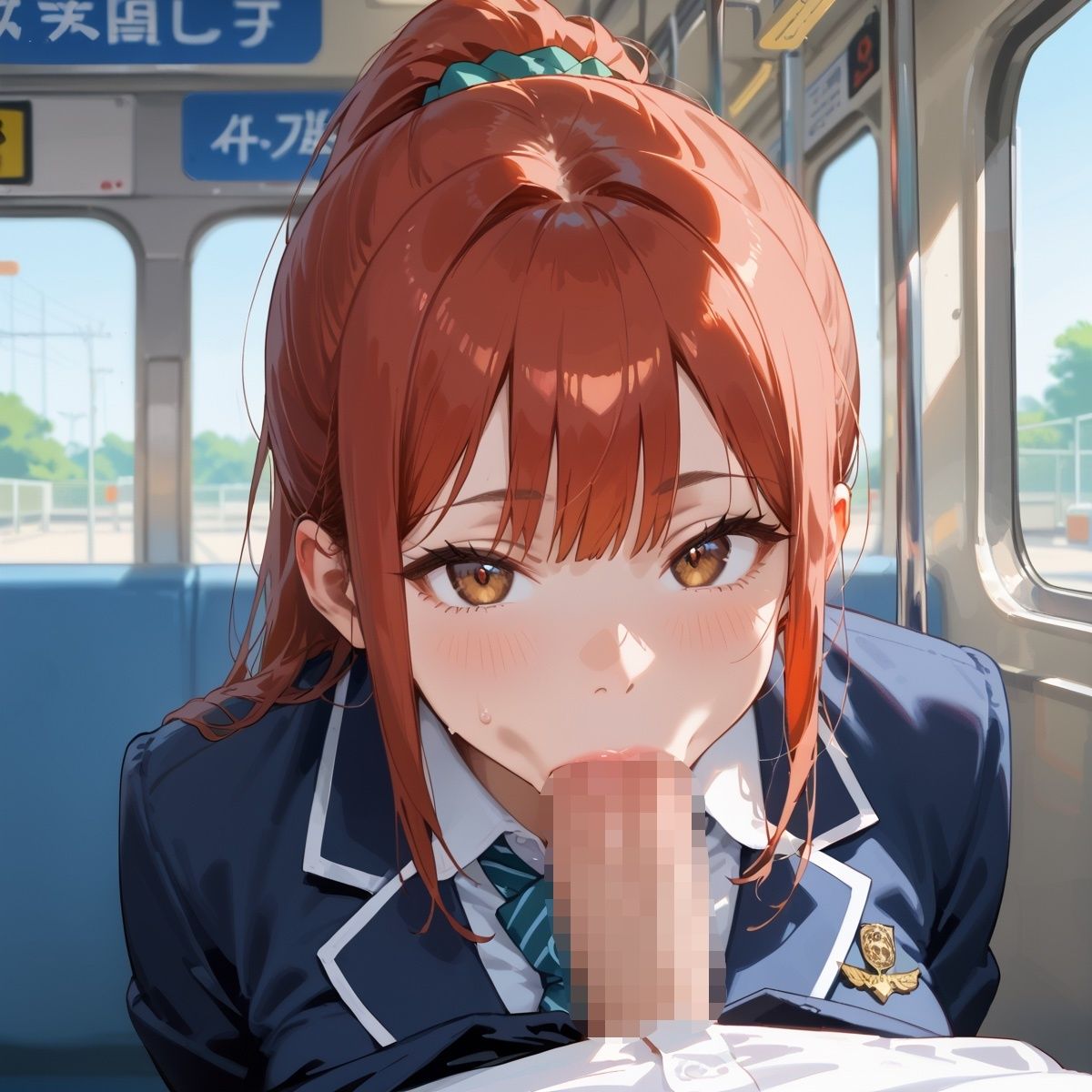 清楚系JKが電車の中でエロすぎる件9【抜きどころ満載の豪華200枚!】 画像5