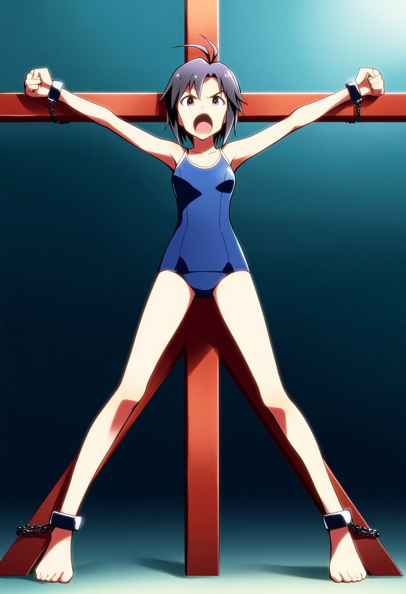 サンプル画像5:AI少女拘束絵巻14巻(眠らずの書庫) [d_577597]