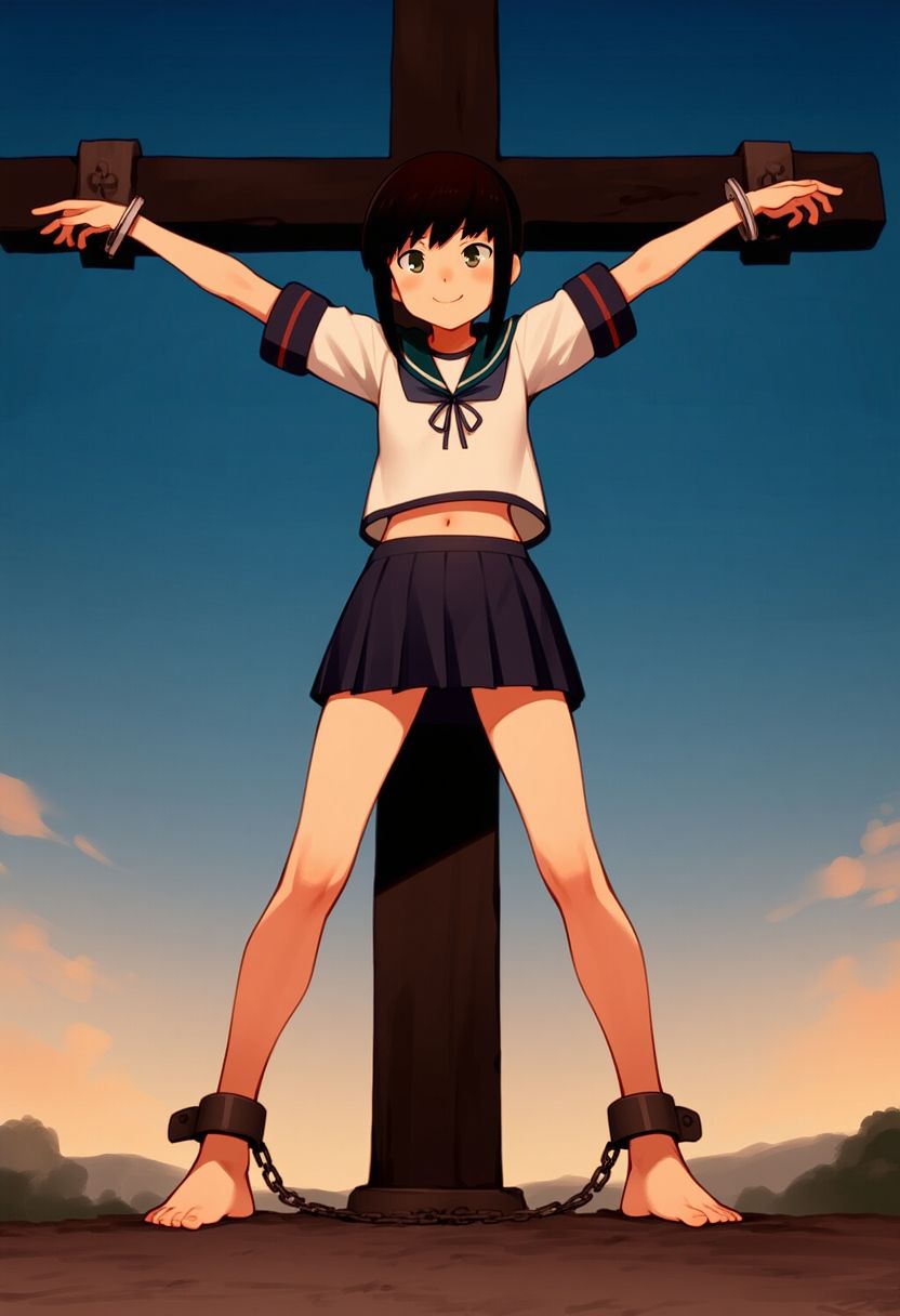 サンプル画像1:AI少女拘束絵巻15巻(眠らずの書庫) [d_577600]