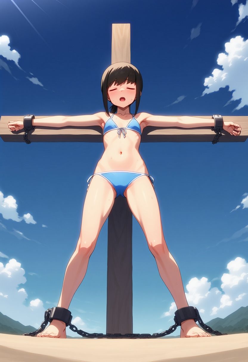 サンプル画像4:AI少女拘束絵巻15巻(眠らずの書庫) [d_577600]