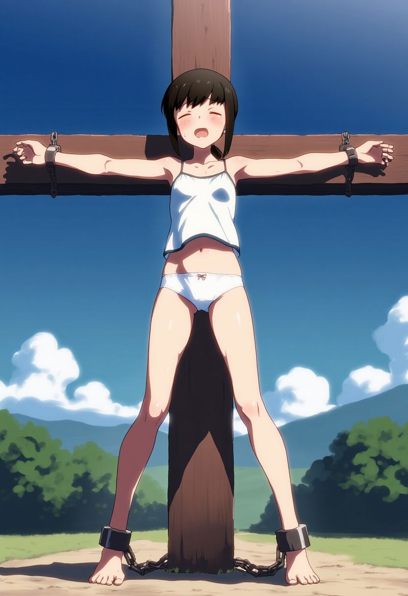 サンプル画像5:AI少女拘束絵巻15巻(眠らずの書庫) [d_577600]