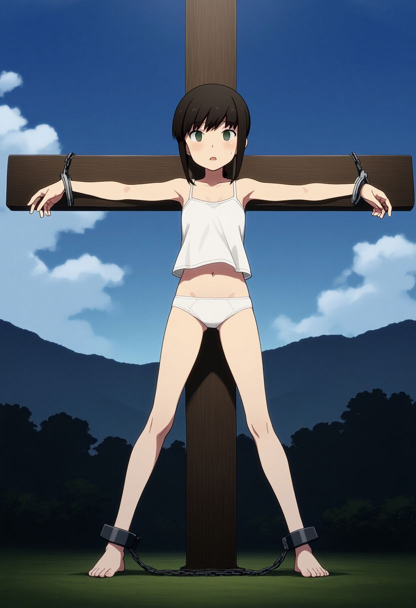 サンプル画像6:AI少女拘束絵巻15巻(眠らずの書庫) [d_577600]