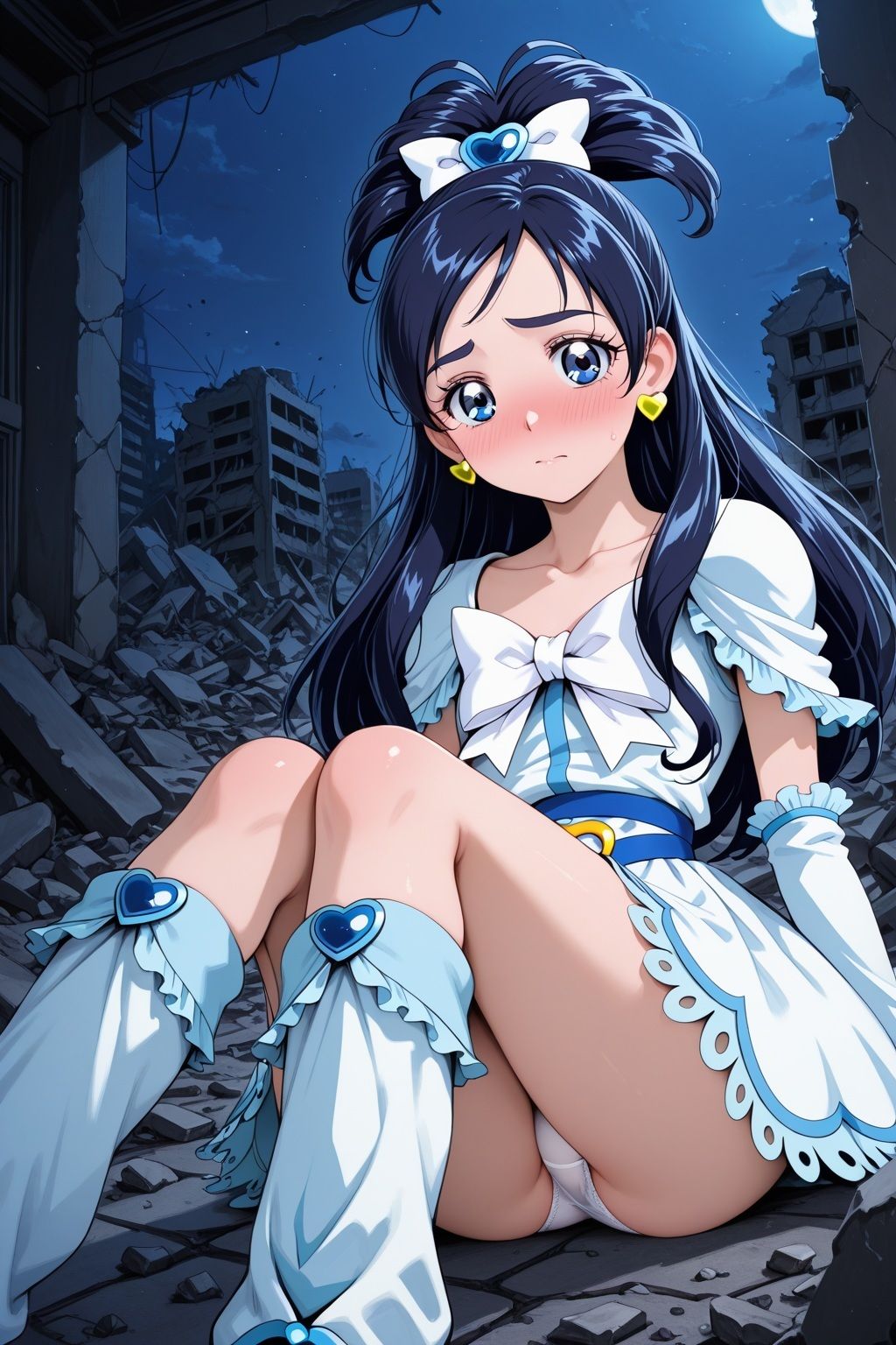 サンプル画像3:変身ヒロイ×辱  キュ●ホワイト敗北初SEX(ライトフィニッシュ) [d_577606]