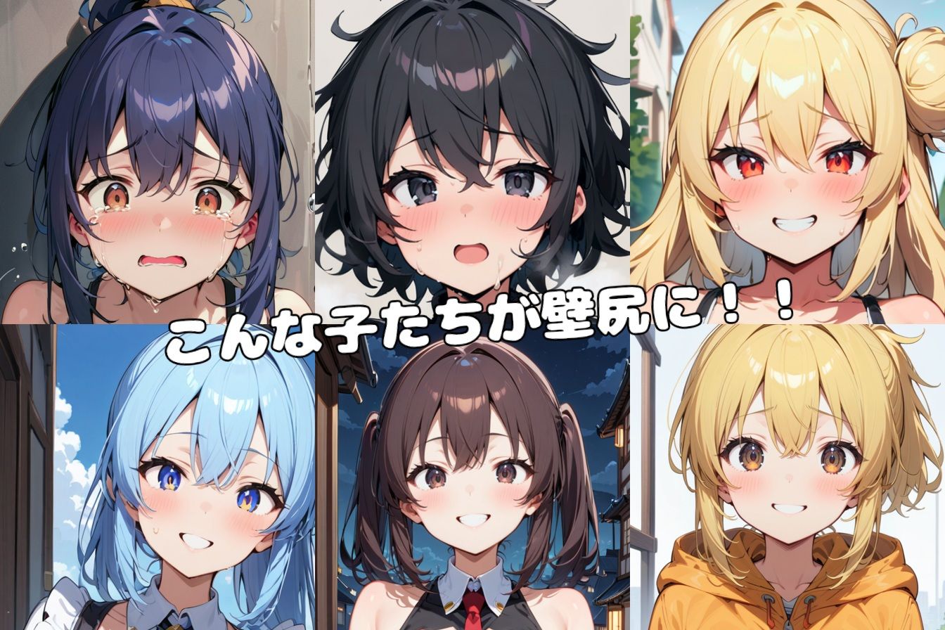 サンプル画像1:壁尻のある風景7 〜抜けないけど抜ける壁尻たち〜(Trash Glider) [d_577614]