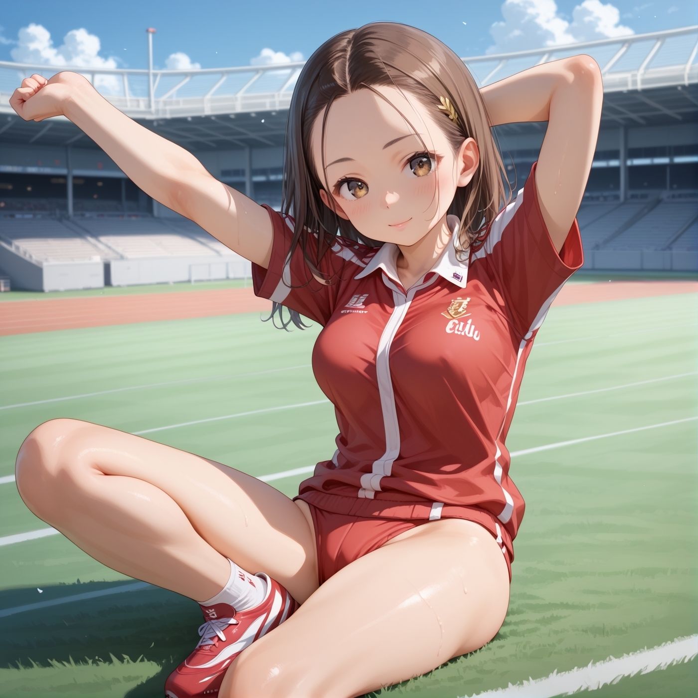 学園性活!クールダウンに手伝って!陸上部 画像5