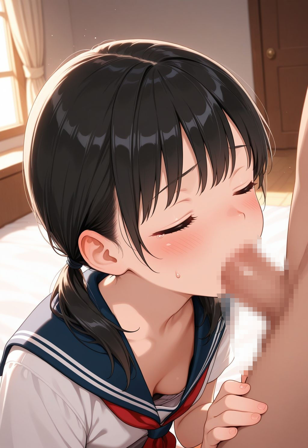 親に内緒で妹と中出しえっち_4