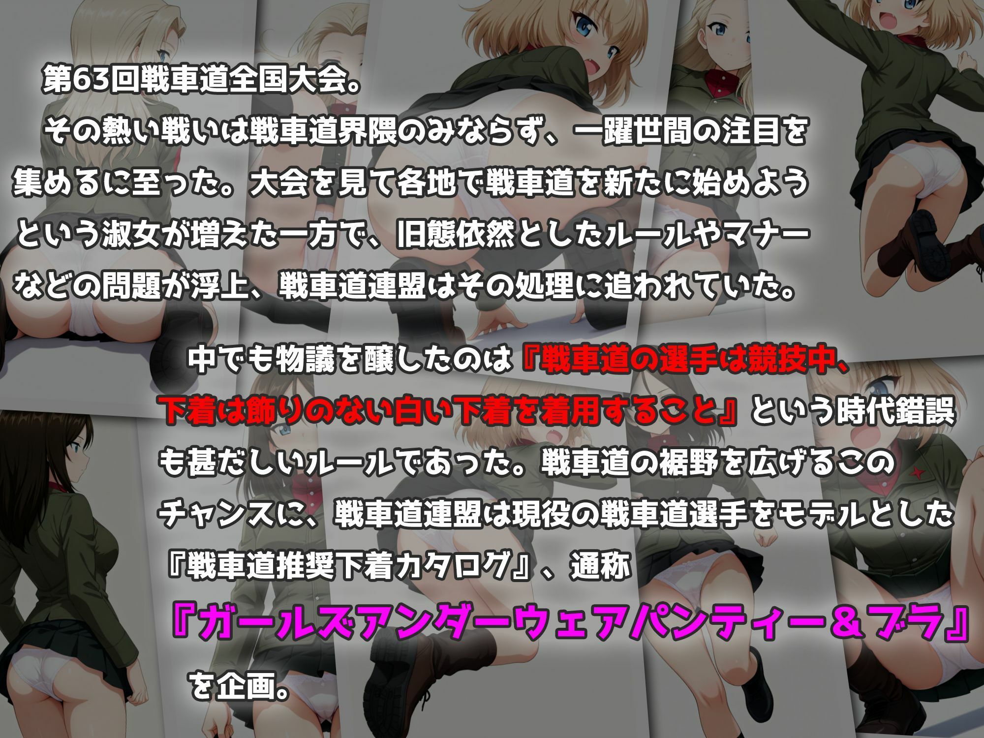 Girls underwear panties and bra プラウダ編 画像1