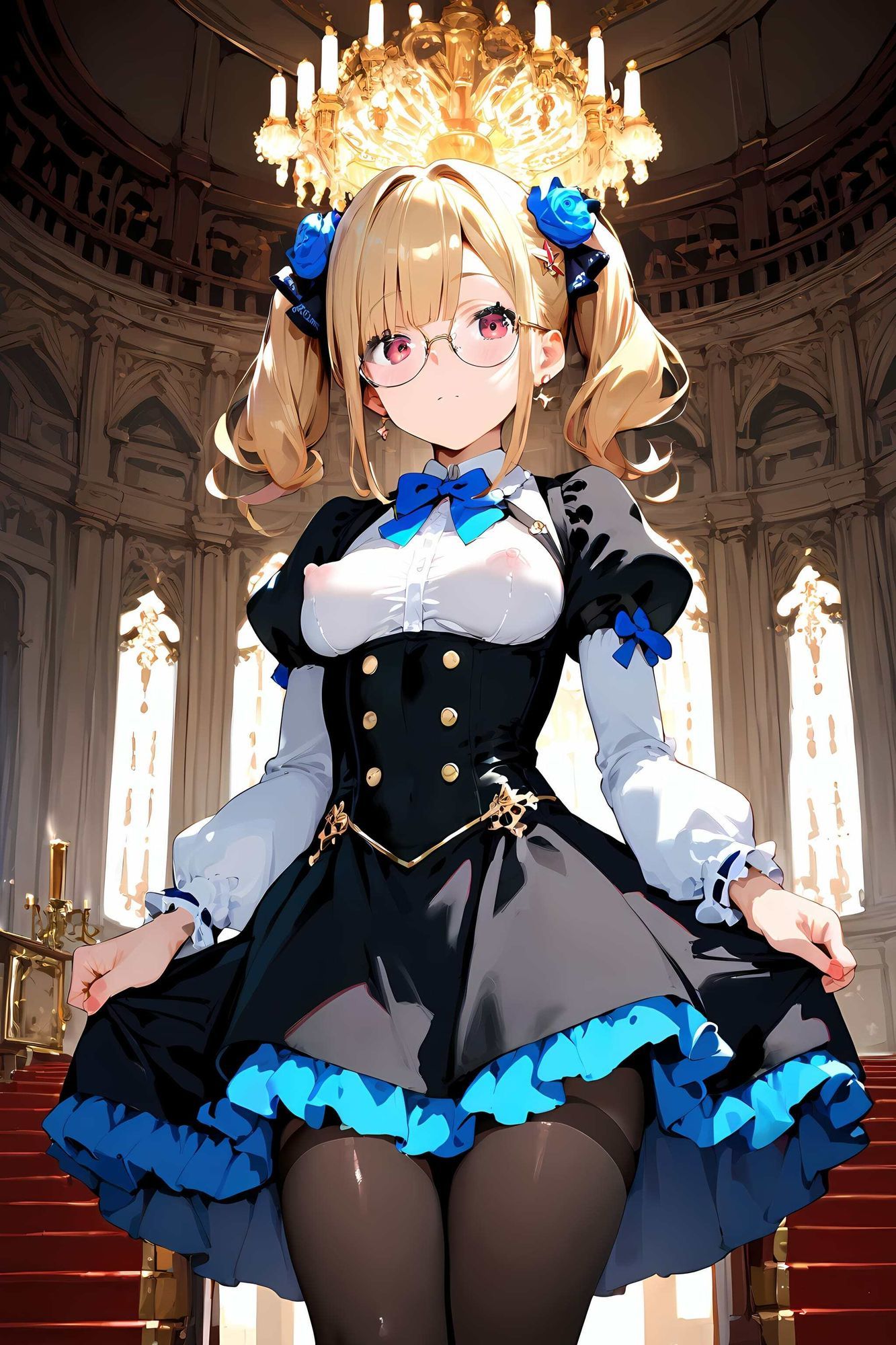 サンプル画像3:無邪気な令嬢をハメたおす！メガネ少女もーど(駆け抜けて性春) [d_577776]