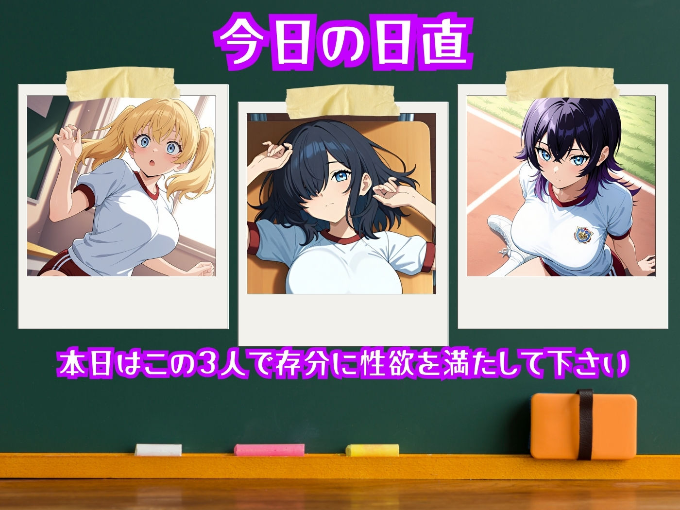サンプル画像2:今日の性直担当は君達だ〜純白肌×体操服編〜(トッポギ) [d_577813]