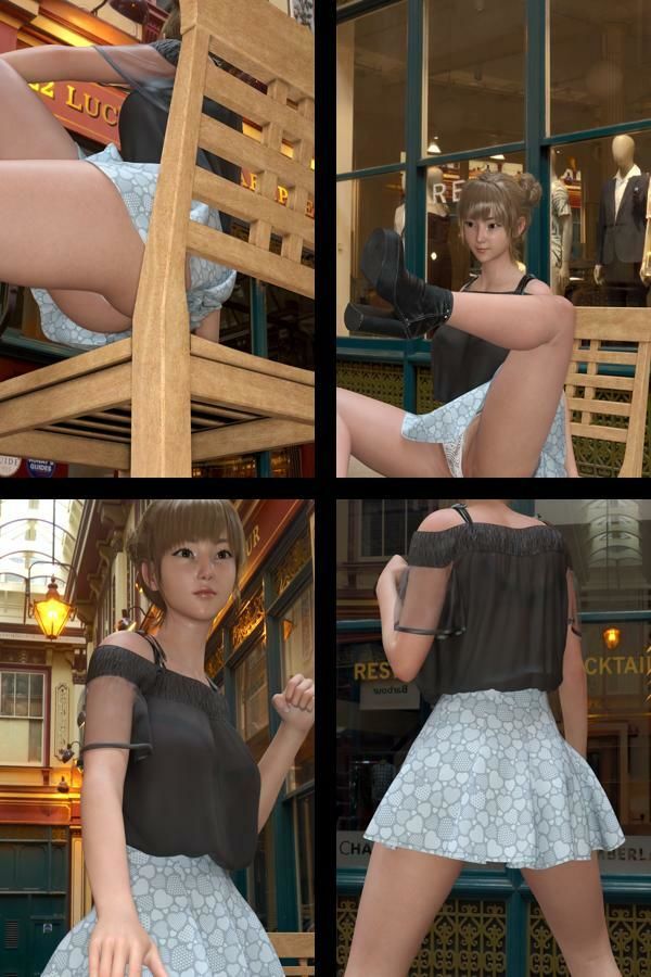 『理想の彼女を3DCGで作ります』から生まれたバーチャルアイドル「一ノ瀬廻里(いちのせめぐり)」のJDモデル風写真集:JDModel_02 画像2