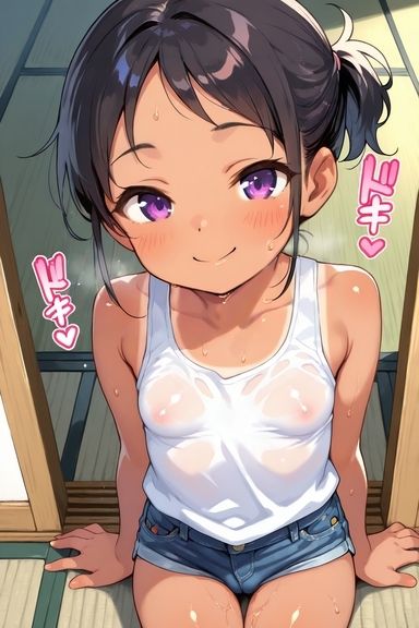 田舎でつるぺた姪とエッチ1