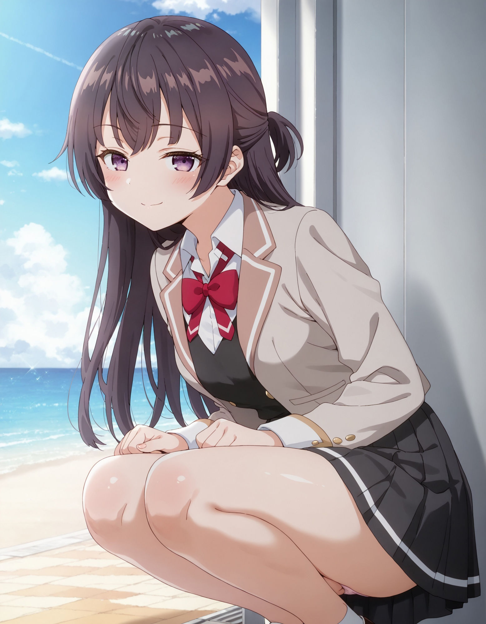 サンプル画像2:周〇有希のパンチラ〜制服編〜(D.P.H.) [d_577868]