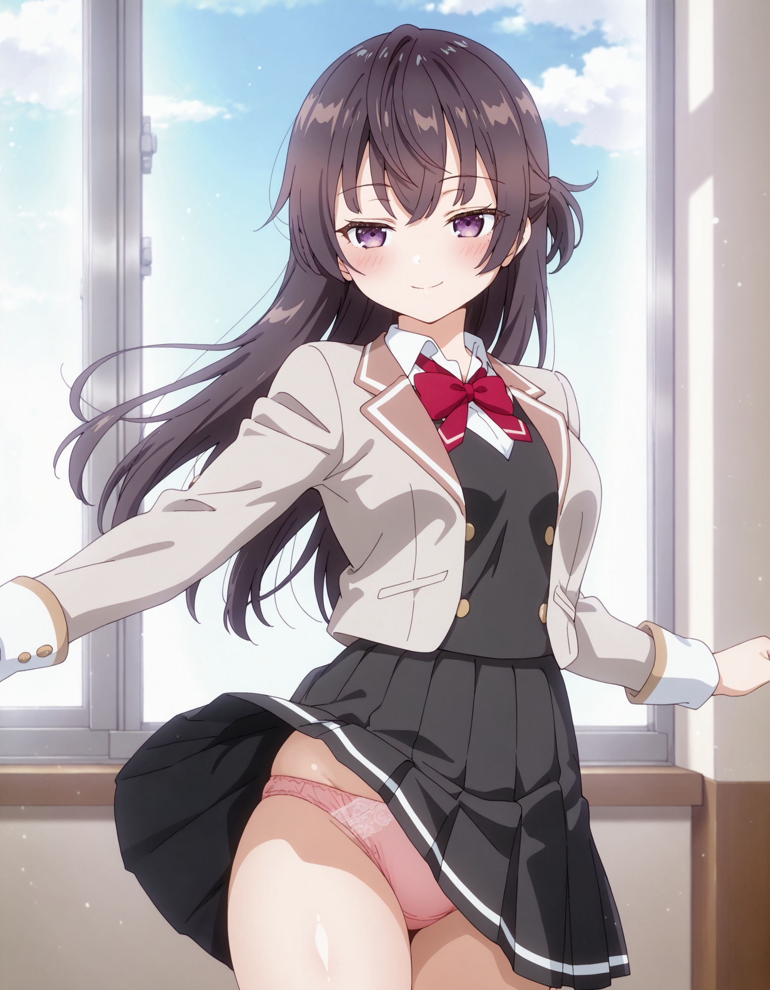 サンプル画像4:周〇有希のパンチラ〜制服編〜(D.P.H.) [d_577868]