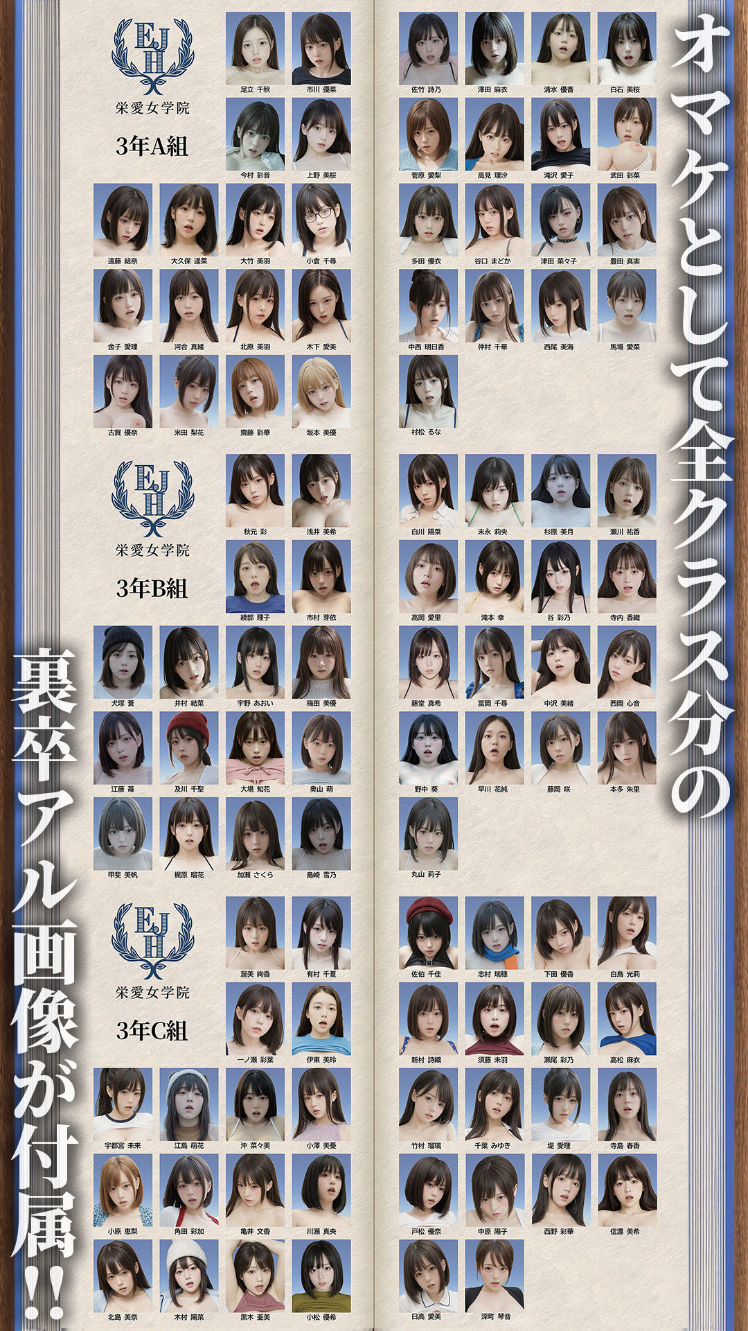 サンプル画像4:【4K動画】裏卒アル総集編 JK500人 9時間30分(ぬるぬるアニメ) [d_577892]