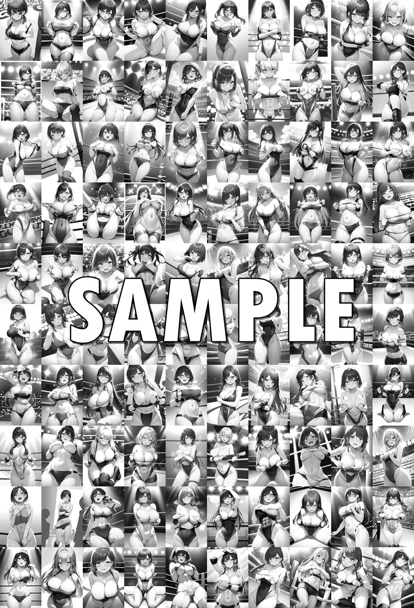 サンプル画像6:女子プロレス美少女AIイラストコレクション4 罰ゲーム編(温泉たまご) [d_577958]