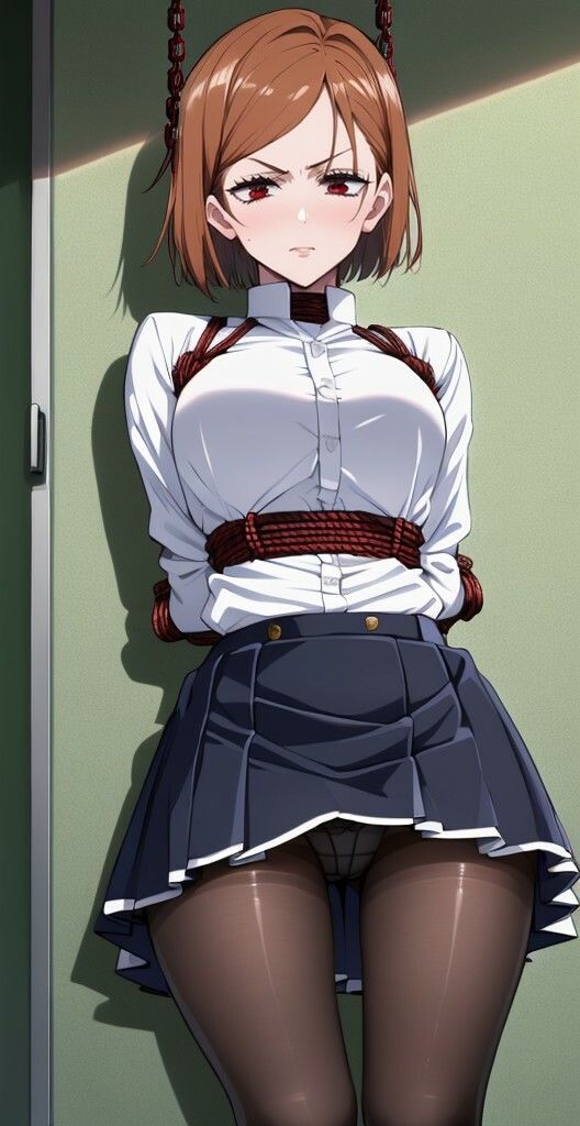 サンプル画像2:釘崎〇薔薇 nobar〇_kugisaki  呪〇廻戦  生成AIイラスト集(I.Nyowton) [d_578009]