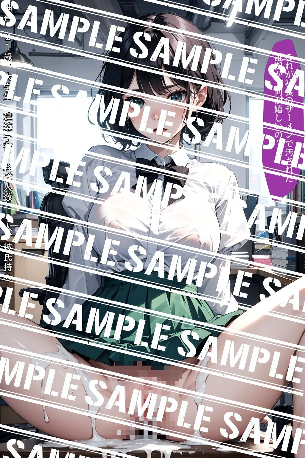 サンプル画像1:バイト先で初めての中出し〜社長専用の肉便器〜 vol.1(あらぶるま18＋（二次元）) [d_578034]