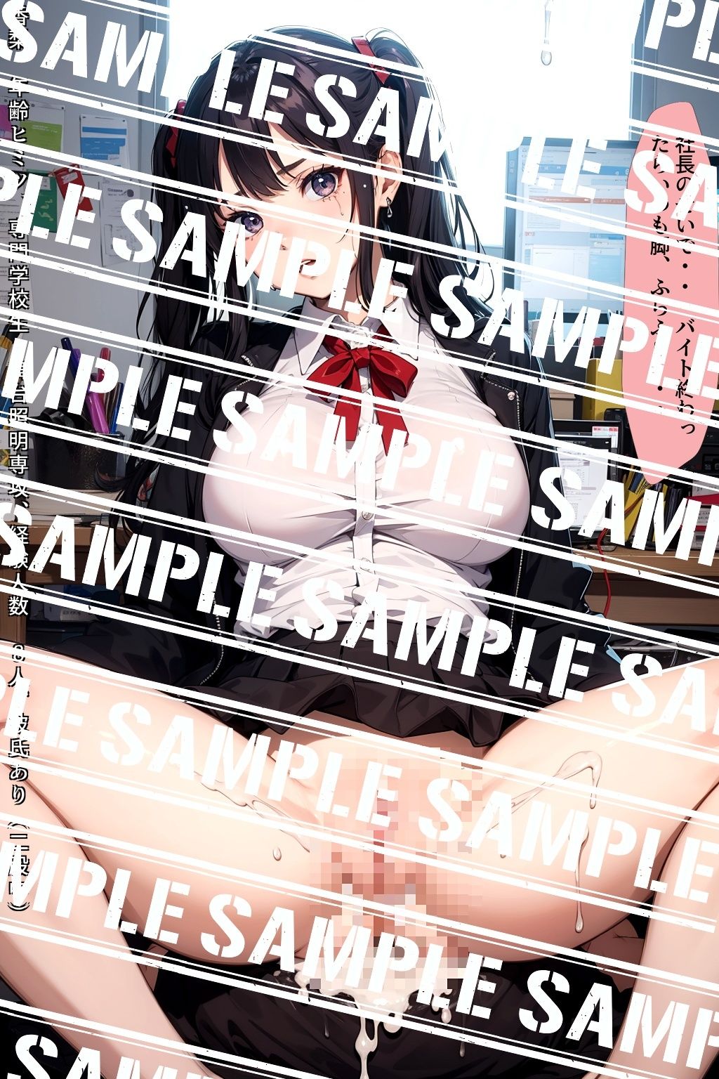 サンプル画像2:バイト先で初めての中出し〜社長専用の肉便器〜 vol.1(あらぶるま18＋（二次元）) [d_578034]