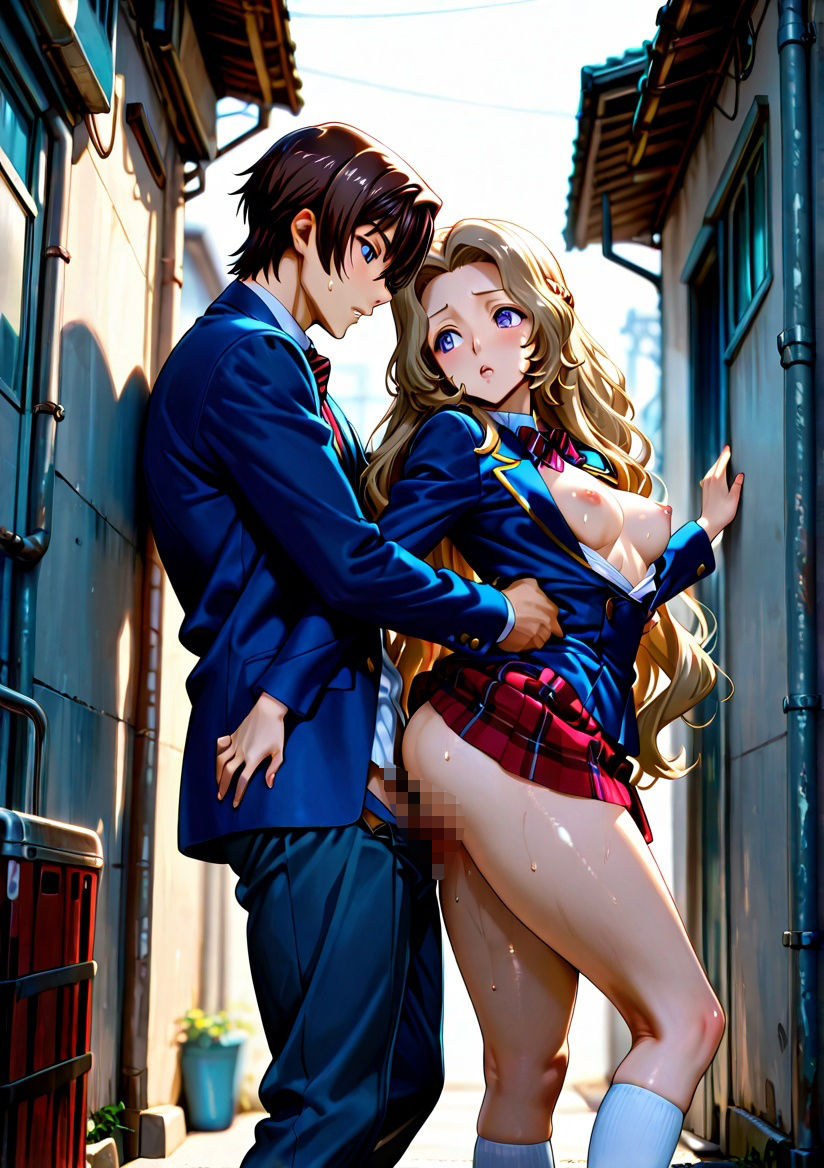 サンプル画像3:クラスの一軍女子 ナナリー・ヴィ・ブ〇ニア は発情期(月が満ちるとき) [d_578104]