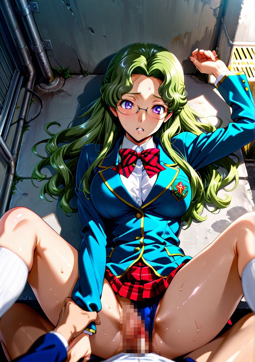 サンプル画像3:クラスの一軍女子 ニーナ・アインシュ〇イン は発情期(月が満ちるとき) [d_578106]