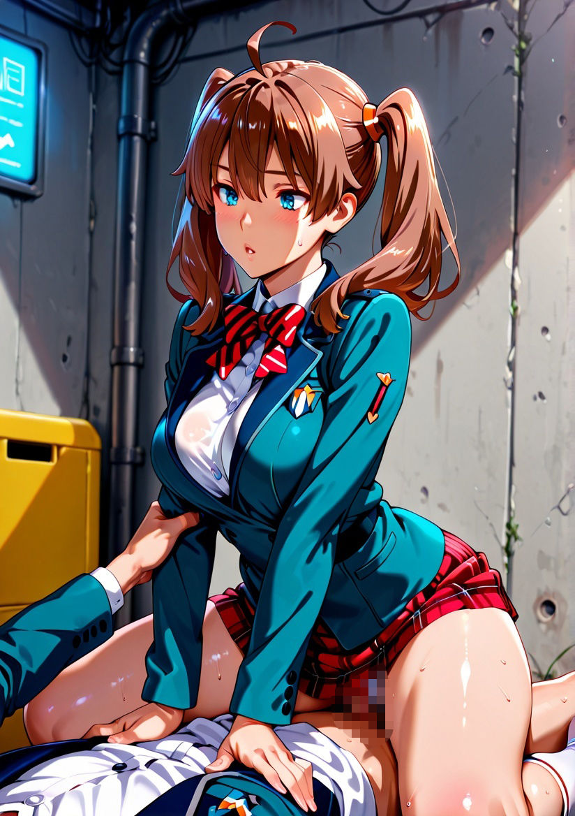 サンプル画像3:クラスの一軍女子 ミク は発情期(月が満ちるとき) [d_578112]