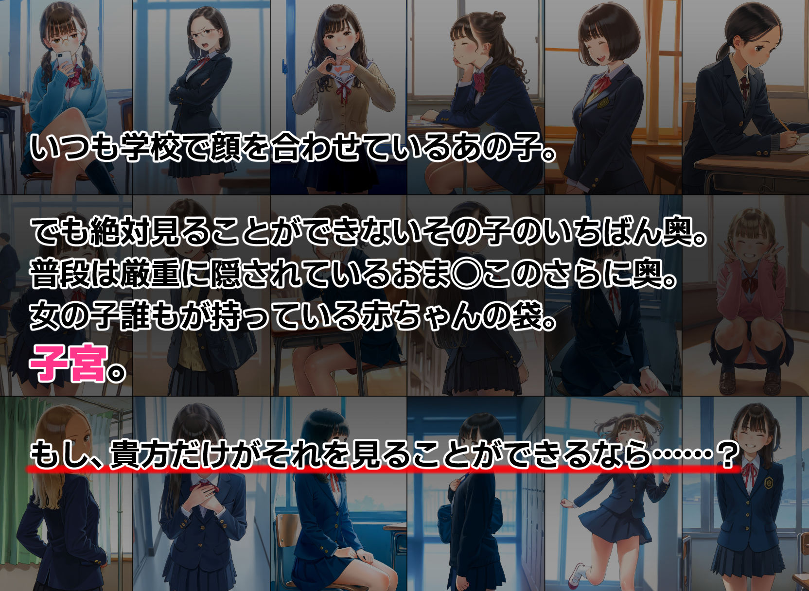 サンプル画像1:女子学生 子宮検診カルテ流出 ―私立 北ヶ谷学園―(ももくり堂) [d_578156]