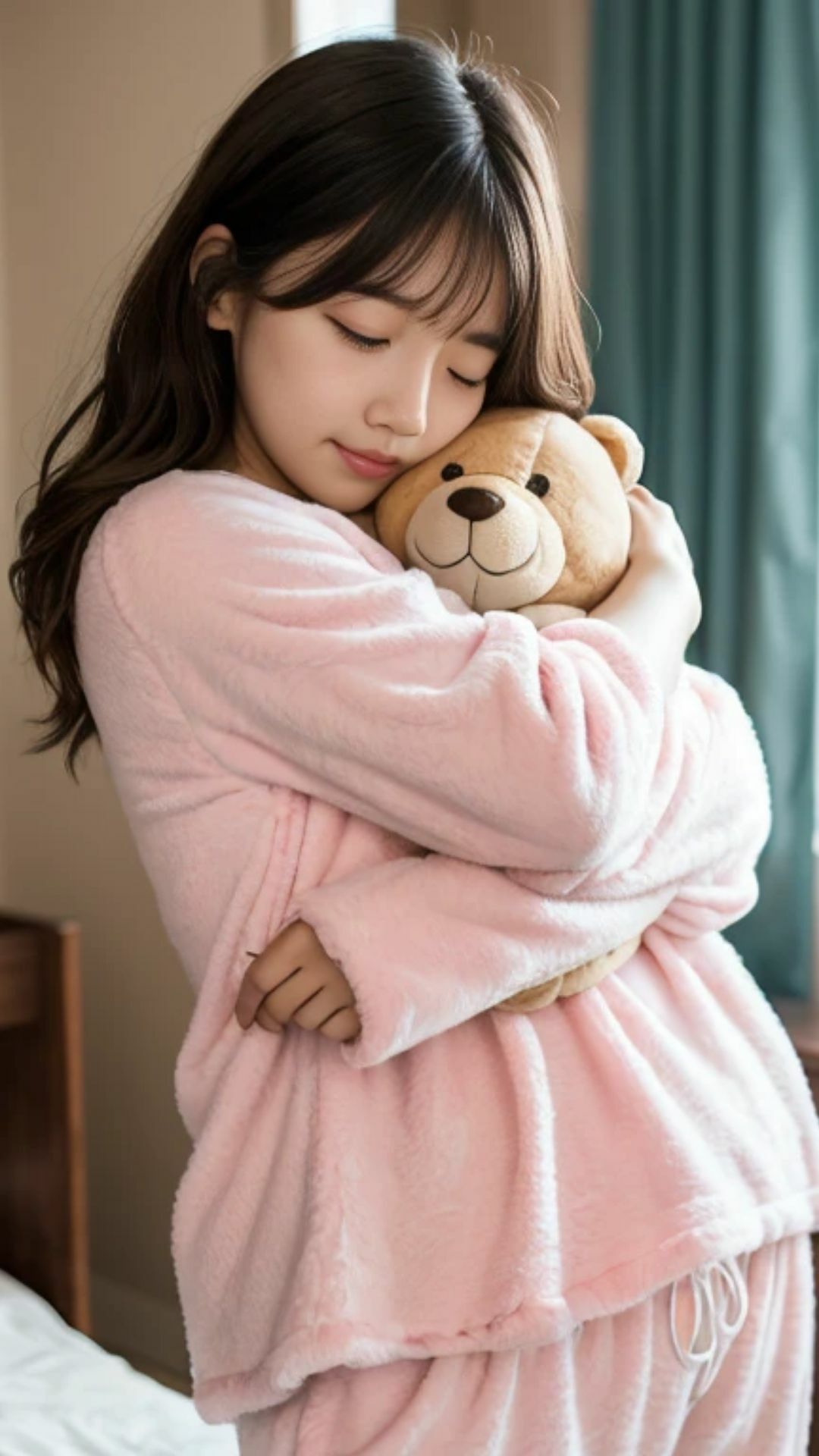 サンプル画像2:「寝起き彼女 – 甘く無防備な朝」(Cherry Boy) [d_578157]